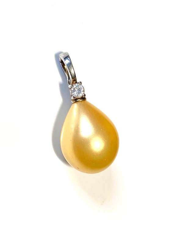 925 Sterling Silver Single Pearlfection Pearl Pendant 
