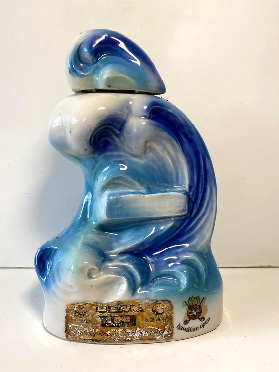 Vintage 1975 United Airlines Suntory Hawaiian Golf Open Decanter 