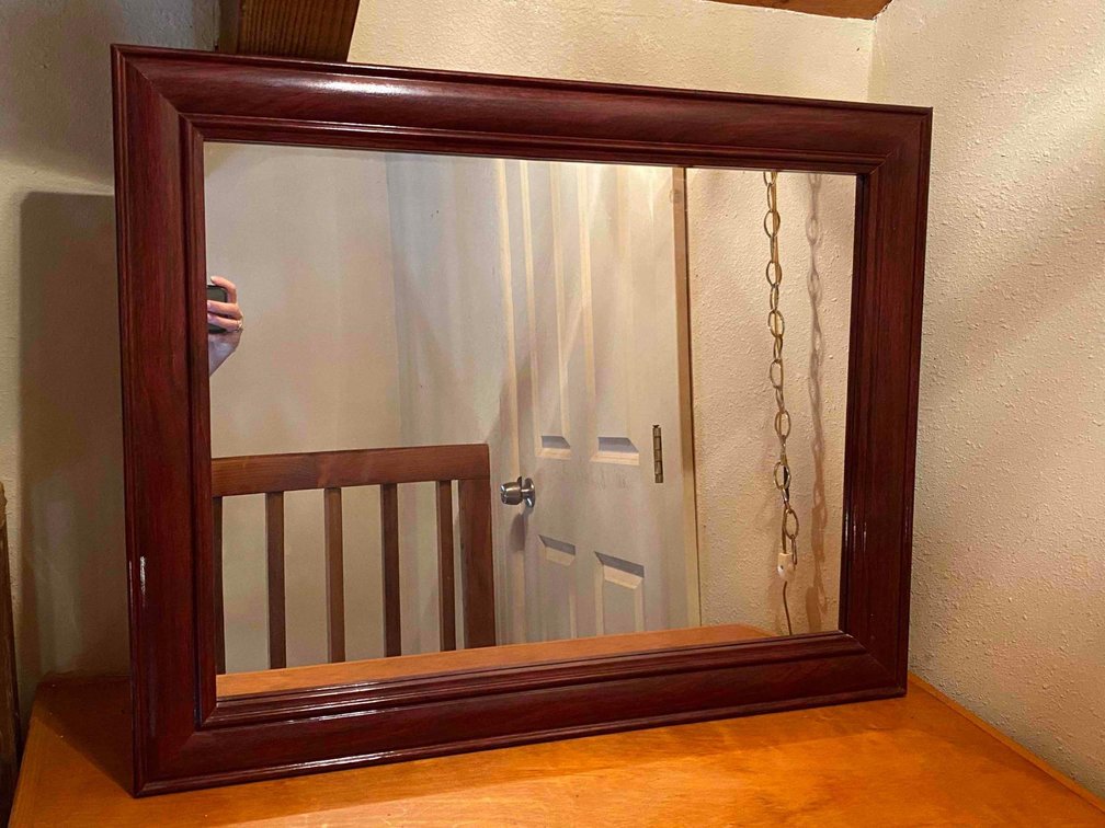 28 1/2" X 22 1/2" Framed Mirror 