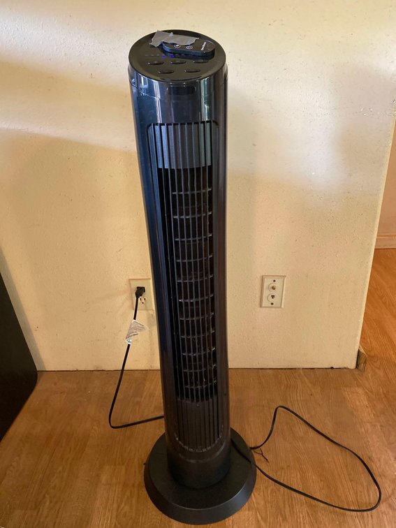 OmniBreeze Tower Fan with Remote 