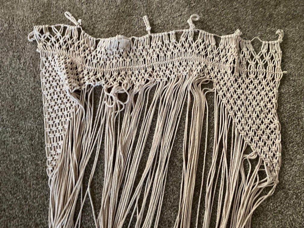48" X 79" Macrame Style Doorway Hanging