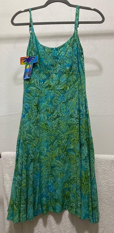 New with Tag - Tropical Tantrum Hawaii Size XS Green Dress 