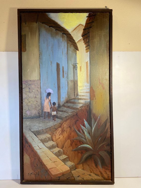 16 1/2" X 30 1/2" Mother and Son International Art Print 