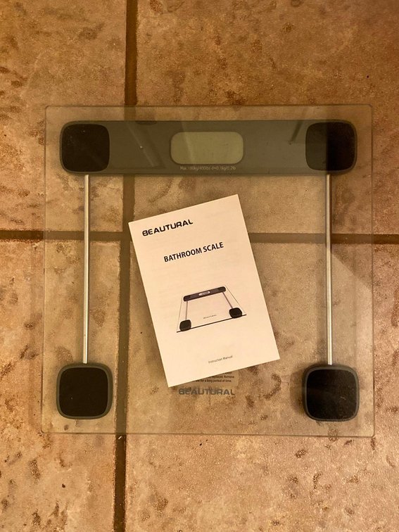 Beautural Glass Bathroom Scale