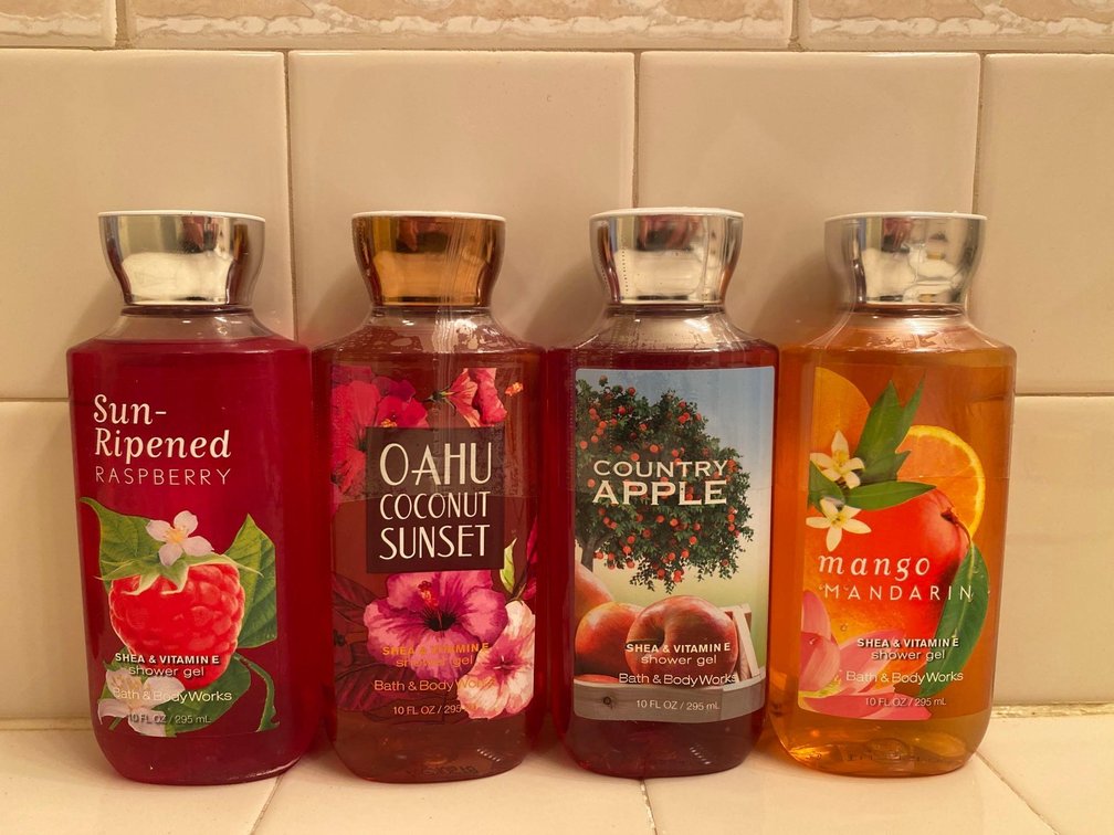 (X's 4) New Bath & Body Works Shower Gel