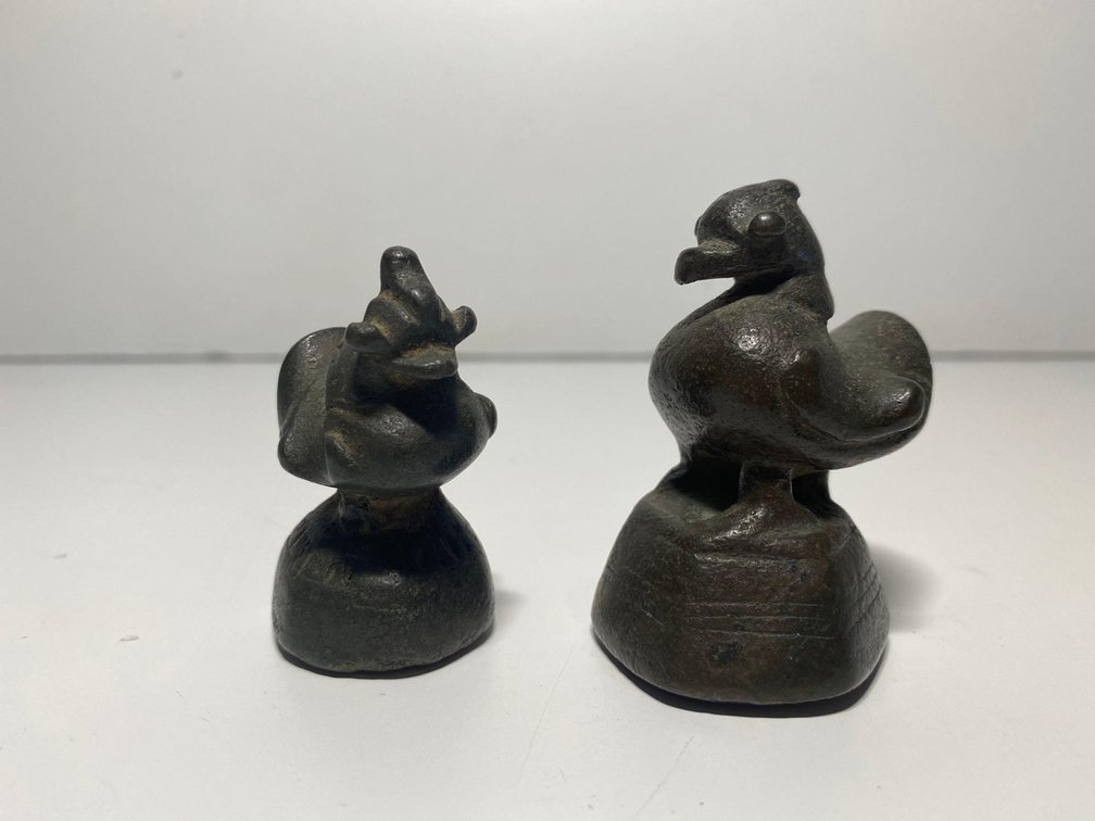 (X's 2) Antique Burmese Weight Scale 