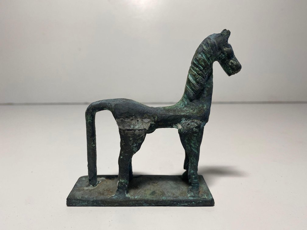 3" X 4" Metal Horse Statue 