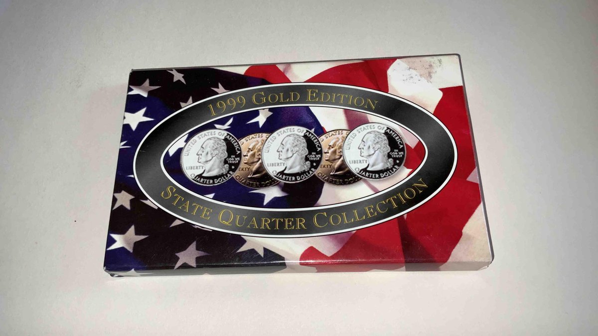 1999 Gold Efition State Quarter Set