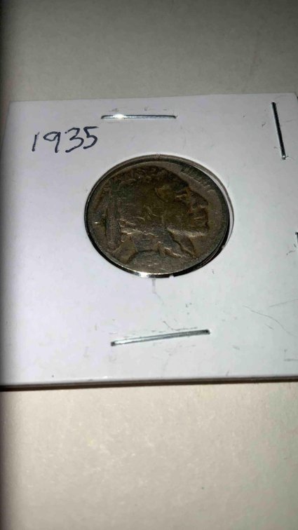 Indian Head Buffalo Nickel 1935