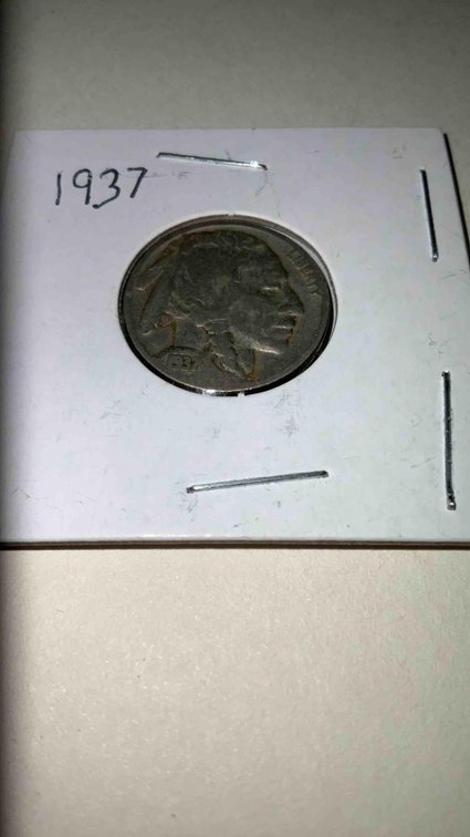 1937 Indian Head Buffalo Nickel 