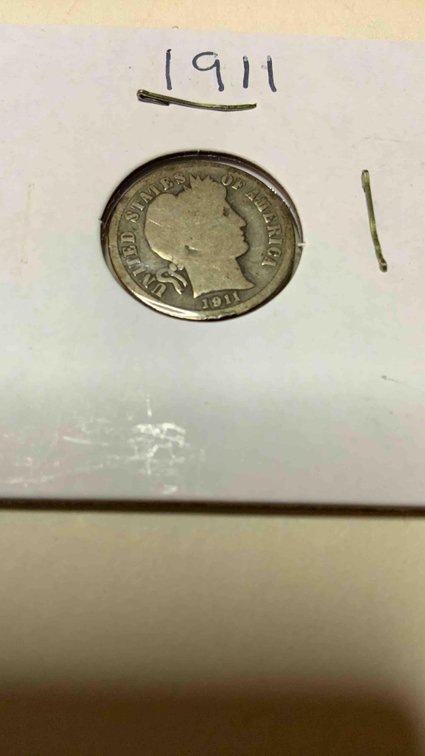 1911 Mercury Dime
