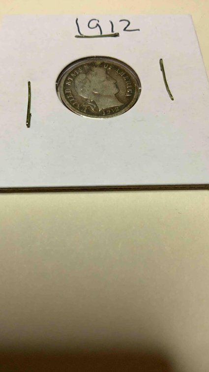 1912 Mercury  Dime
