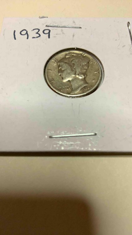 1939 Mercury Dime 