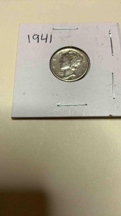 1941 Mercury Dime 