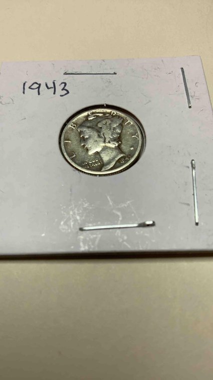 1943 Mercury Dime 