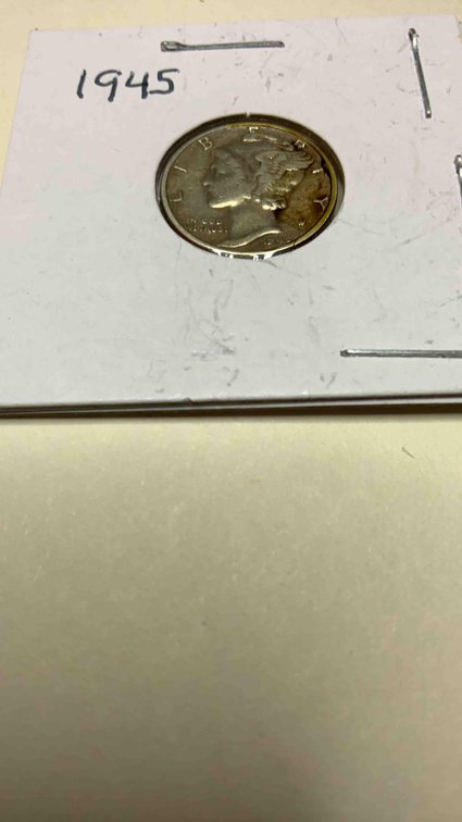 1945 Mercury Dime 