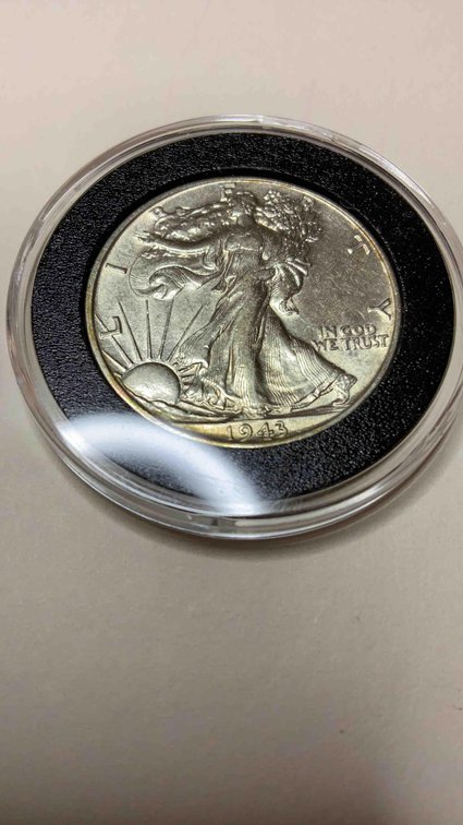 1943 Walking Liberty half dollar 