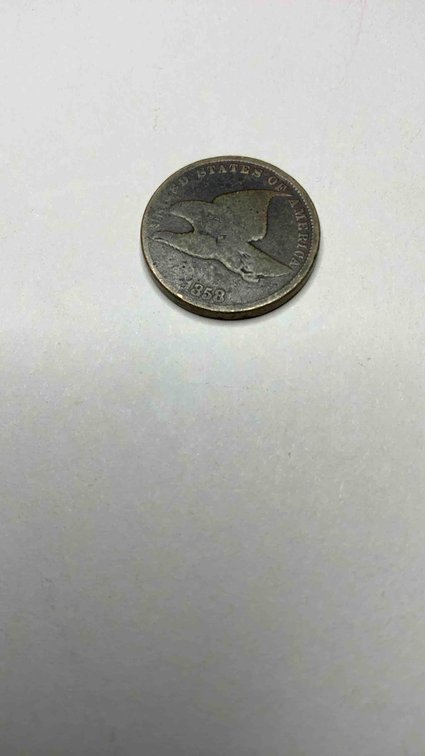Rare 1858 Flying Eagle Penny 
