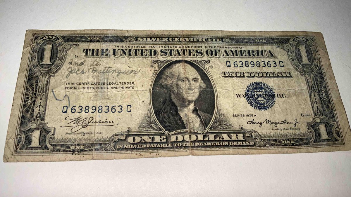 1 Dollar Silver Certificate 1935