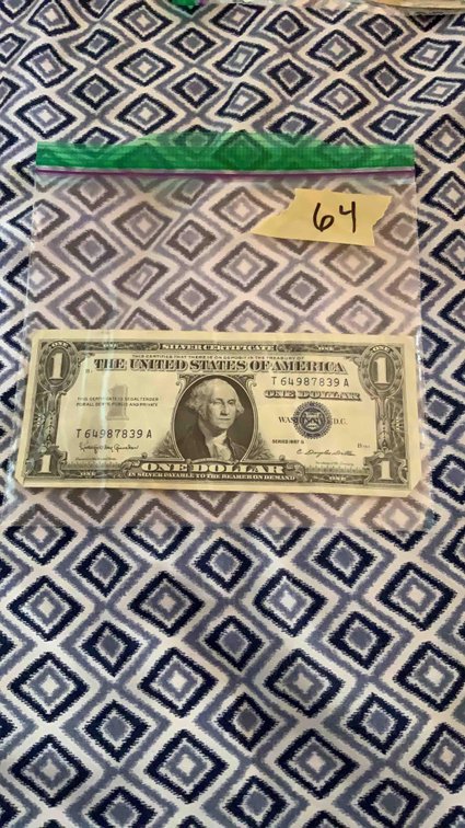 1957 SILVER Certificate Blue Note 
