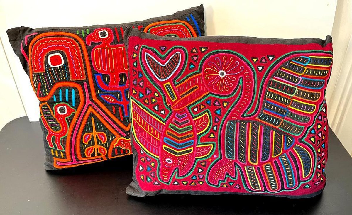 Vintage Mola Pillows