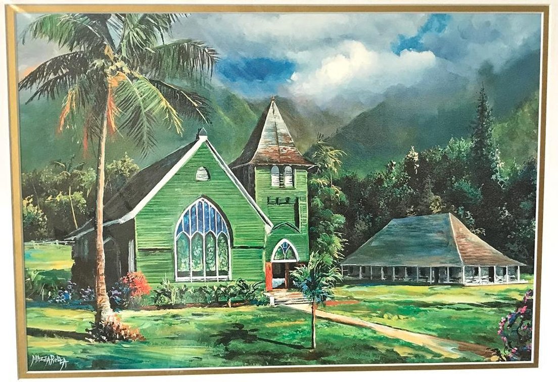 Waiʻoli Huiʻia Church Print