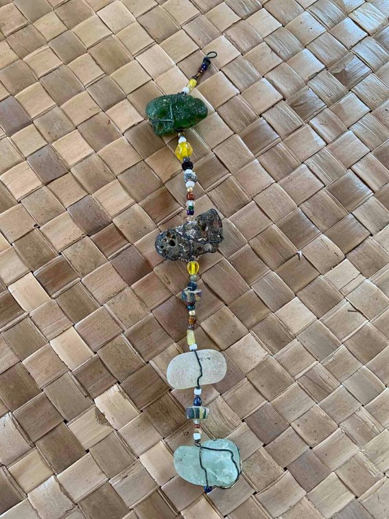 Handcrafted window decoration