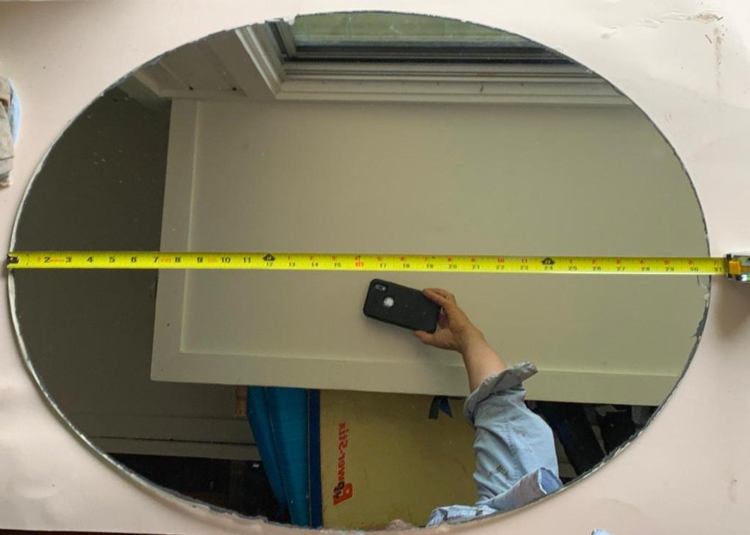 Oval mirror