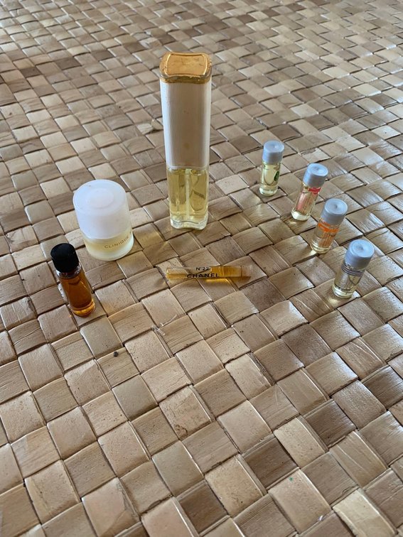 Lot of perfumes and aroma oils