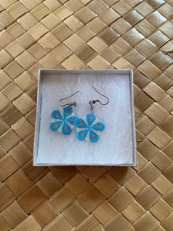Alaskan beaded earrings