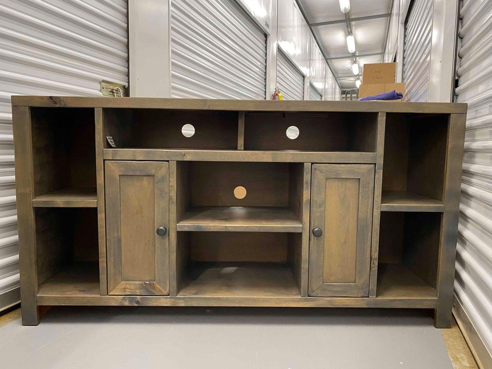 Joshua Creek 65" Tv Console with Multiple Compartments 