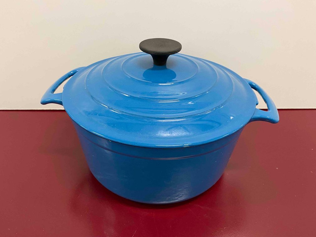 Sandra By Sandra Lee Blue Dutch Oven 
