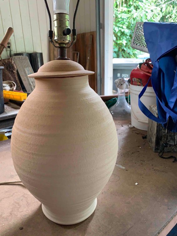 Clay lamp