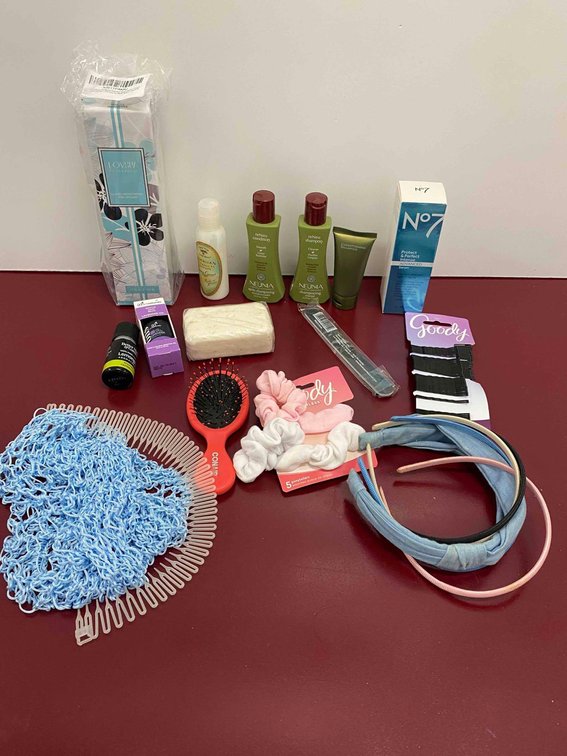 Hair Accessories, Shampoo, Conditioner, Soaps and More 