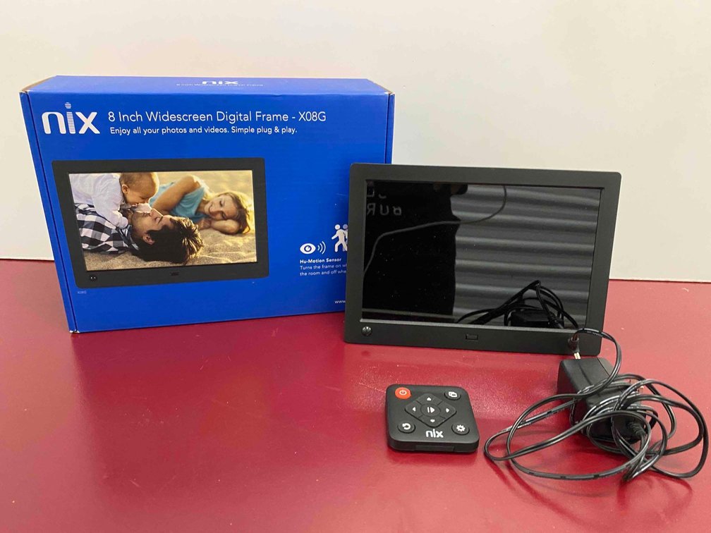 Nix 8" Widescreen Digital Frame 