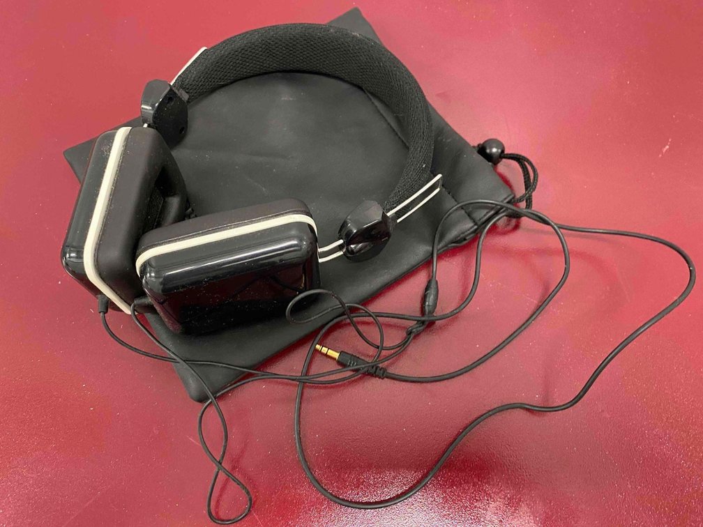 Unmarked Square Style Headphones 