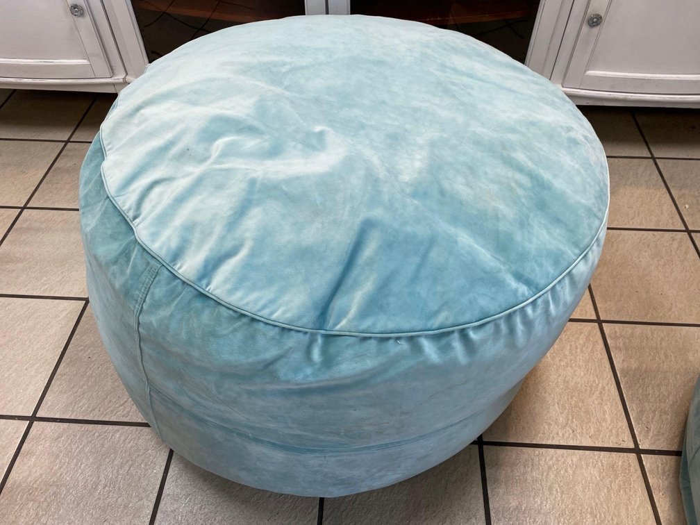 Posh 33" Round Bean Stool/Footrest 