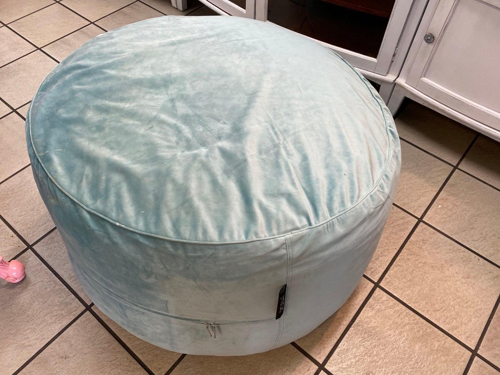 Posh 33" Round Bean Stool/Footrest 