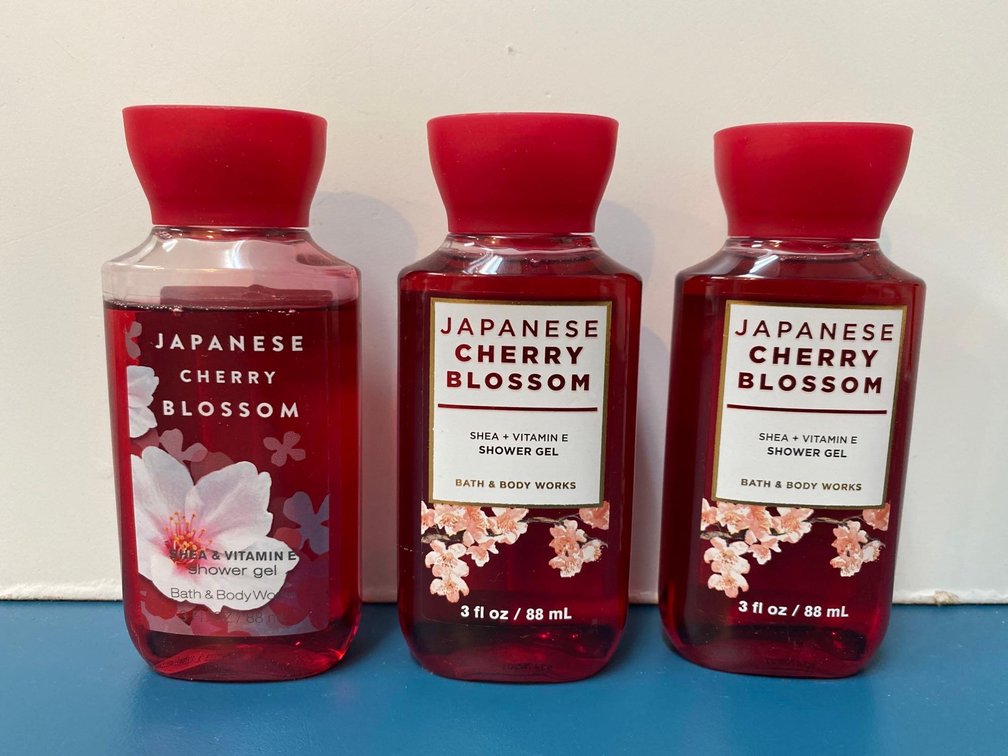 (X's 3) Bath & Body Works Japanese Cherry Blossom Shower Gel