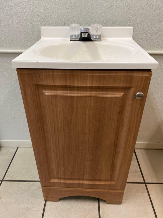 33" Tall Stand Alone Sink Cabinet 