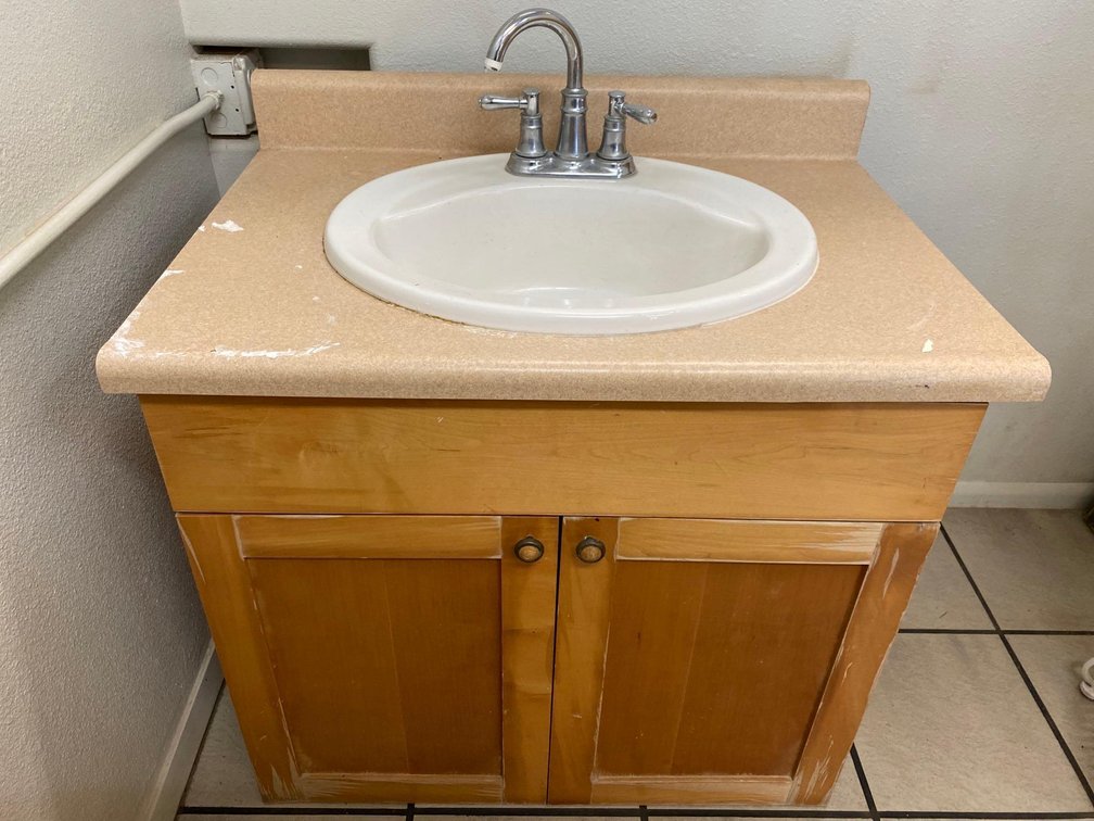 28" Tall Double Door Cabinet Sink 