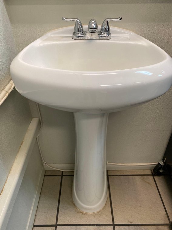 36" Tall Pedestal Sink 