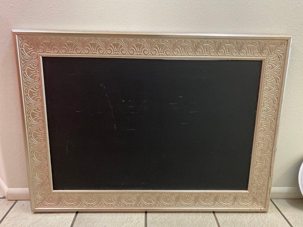 32" X 42" Framed Chalkboard