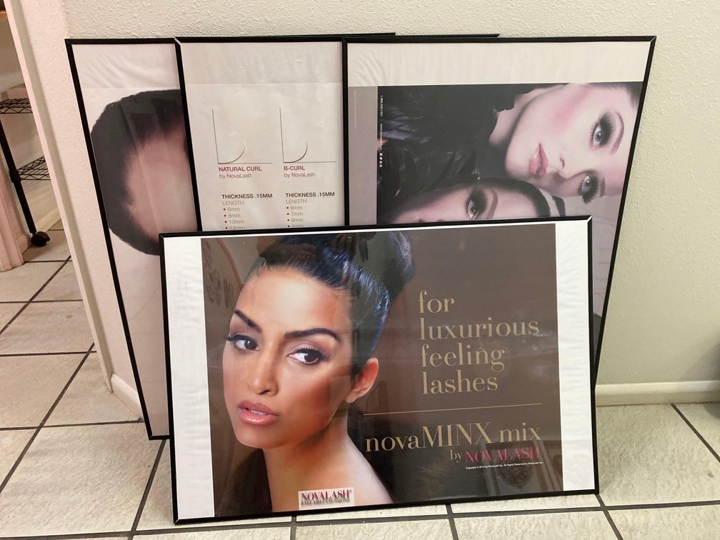(X's 4) 34" X 23" Plexi Poster Frames