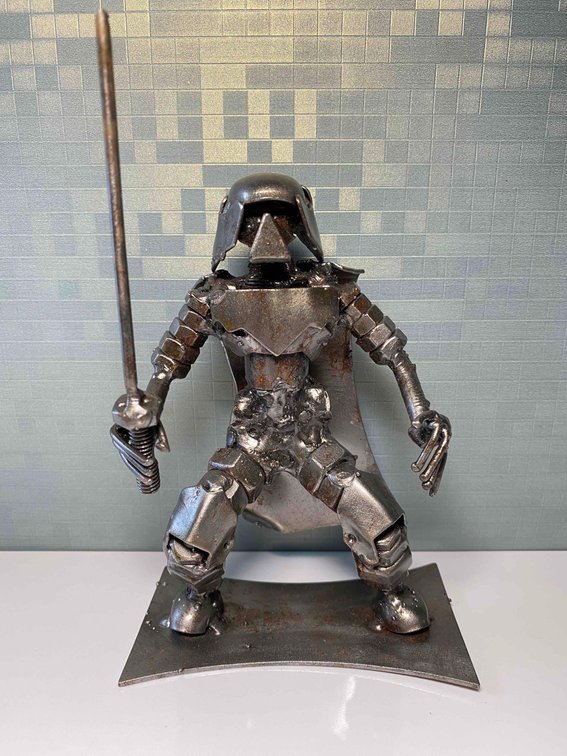 5 1/2" Tall Star Wars "Darth Vader" Metal Sculpture 