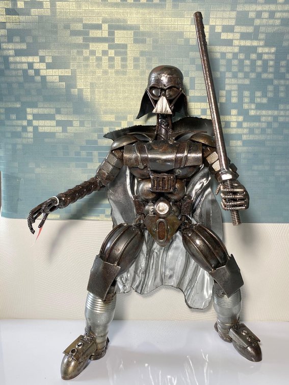 12" Tall Star Wars "Darth Vader" Metal Sculpture