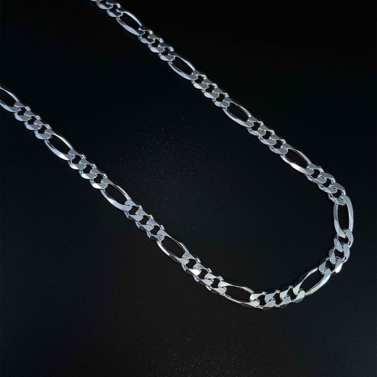 Sterling Silver 925 20" Figaro Chain 