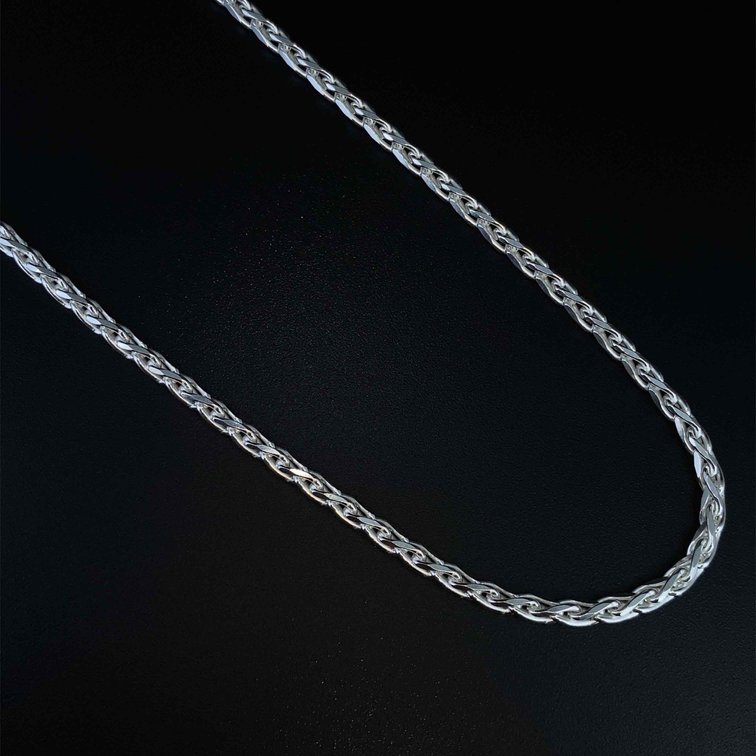 Sterling Silver 925 22" Wheat Chain 