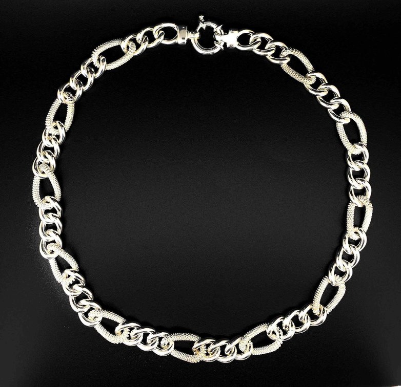 Sterling Silver 925 17" Curb Link Chain 