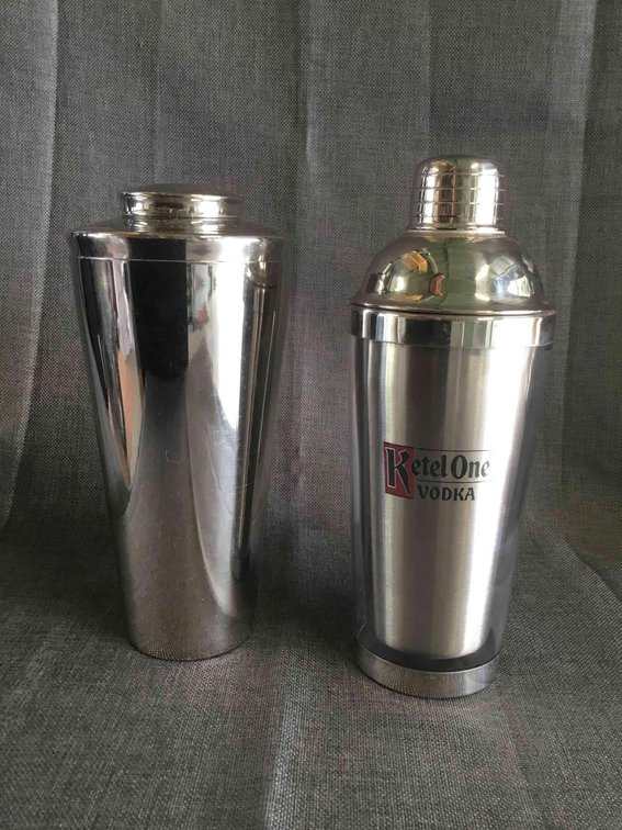 Two Cocktail Shakers